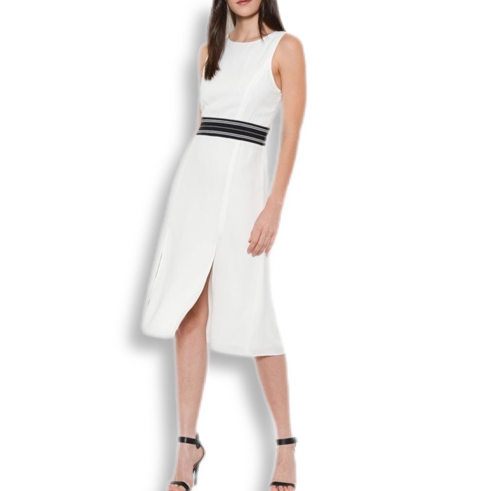 NEW, TROUVÉ, NORDSTROM, White Open Back Midi Dress